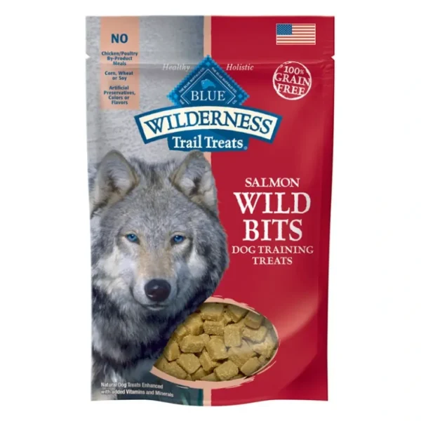 Blue Buffalo, Wilderness Wild Bits - Salmon - 113 g - Dog Treat - Pet Home | The Perfect Pet Supplies Shopping Experience