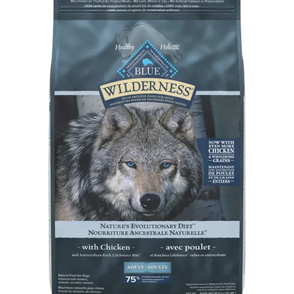 Blue Buffalo, Wilderness with More Meat & Wholesome Grains Adult Dog - Chicken - Pet Home | The Perfect Pet Supplies Shopping Experience