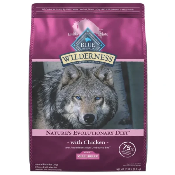 Blue Buffalo, Wilderness with More Meat & Wholesome Grains Small Breed Adult Dog - Chicken - Pet Home | The Perfect Pet Supplies Shopping Experience