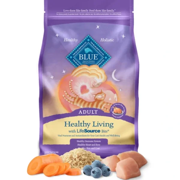 BLUE™ Healthy Living Adult Cats Chicken and Brown Rice Recipe - Pet Home | The Perfect Pet Supplies Shopping Experience