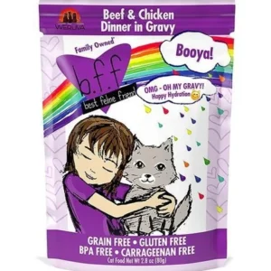 Booya! Beef and Chicken Dinner for Cats, 2.8 oz - Pet Home | The Perfect Pet Supplies Shopping Experience