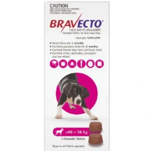 Bravecto for Extra Large Dogs 40 - 56 kg x 2 Chews (6 months treatment) - Pet Home | The Perfect Pet Supplies Shopping Experience