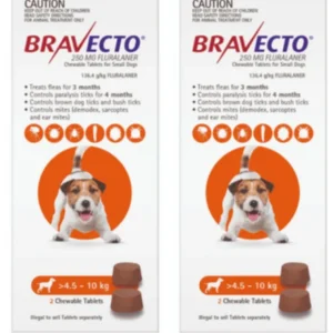 Bravecto for Small Dogs 4.5-10kg x 4 Chews (12 month treatment pack) - Pet Home | The Perfect Pet Supplies Shopping Experience
