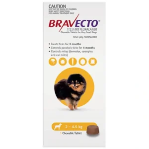 Bravecto for Very Small Dogs 2-4.5kg Single Chew - Pet Home | The Perfect Pet Supplies Shopping Experience