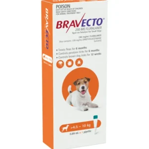Bravecto SPOT ON for Small Dogs 4.5-10kg Single dose flea and Tick control - Pet Home | The Perfect Pet Supplies Shopping Experience