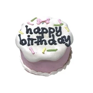 Bubba Rose Biscuit Pink Birthday Cake (Shelf Stable) - Pet Home | The Perfect Pet Supplies Shopping Experience
