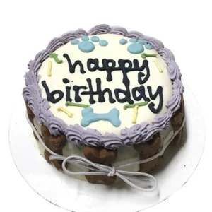 Bubba Rose Biscuit Purple Birthday Cake for Dogs (Shelf-Stable) - Pet Home | The Perfect Pet Supplies Shopping Experience