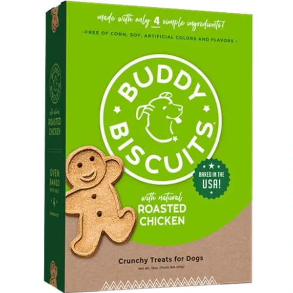 Buddy Biscuits Healthy Whole Grain Oven Baked Treats: Roasted Chicken - Pet Home | The Perfect Pet Supplies Shopping Experience