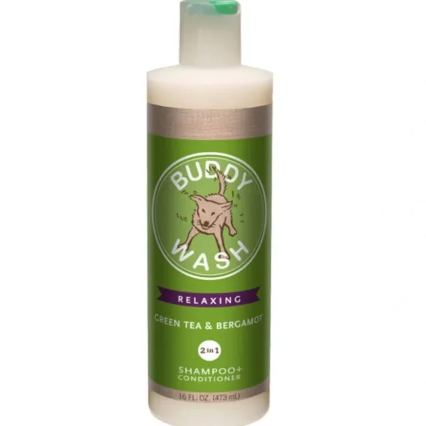 Buddy Wash Green Tea & Bergamot 2-in-1 Shampoo + Conditioner - Pet Home | The Perfect Pet Supplies Shopping Experience