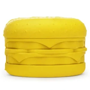 Bullymake Toss N Treat Cheeseburger Rubber Dog Toy (Built for dogs 20-180lbs) - Pet Home | The Perfect Pet Supplies Shopping Experience