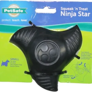 BUSY BUDDY SQUEAK N TREAT NINJA STAR CHEW TOY - Pet Home | The Perfect Pet Supplies Shopping Experience
