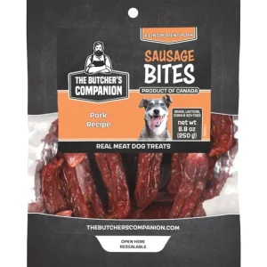 Butcher's Companion Dog Sausage Bites Pork 8.8oz - Pet Home | The Perfect Pet Supplies Shopping Experience