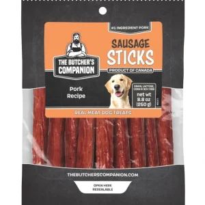 Butcher's Companion Dog Sausage Sticks Pork 8.8oz - Pet Home | The Perfect Pet Supplies Shopping Experience