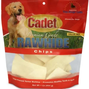 Cadet Rawhide Natural Flavor Chips for Dogs (1-lb) - Pet Home | The Perfect Pet Supplies Shopping Experience