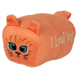 CAITEC Hero Bunny Kickerz Pillow - I Loaf You! Cat Toy (5.0"L x 4.8"W x 4.3"L) - Pet Home | The Perfect Pet Supplies Shopping Experience
