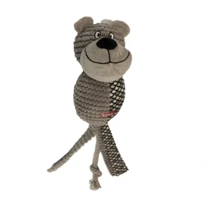 Canada Paws, Bobby Bear - Grey - Plush Dog Toy - Pet Home | The Perfect Pet Supplies Shopping Experience
