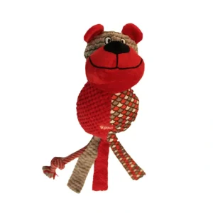 Canada Paws, Ronda Bear - Red - Plush Dog Toy - Pet Home | The Perfect Pet Supplies Shopping Experience