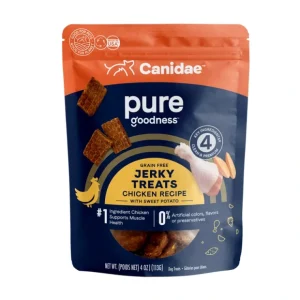 Canidae Pure Grain Free Dog Jerky Treats - Chicken Recipe with Sweet Potato - Pet Home | The Perfect Pet Supplies Shopping Experience