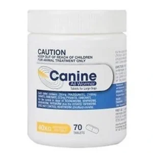 Canine Allwormer 40kg pack of 70 tablets valueplus - Pet Home | The Perfect Pet Supplies Shopping Experience