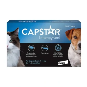Capstar, Oral Flea Tablets - 1-11 kg - 6 pk - Pet Home | The Perfect Pet Supplies Shopping Experience
