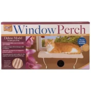 Cat Window Perch, Sheepskin, Up to 25-Lbs. - Pet Home | The Perfect Pet Supplies Shopping Experience