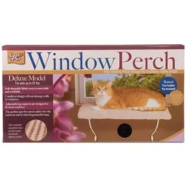 Cat Window Perch, Sheepskin, Up to 25-Lbs. - Pet Home | The Perfect Pet Supplies Shopping Experience