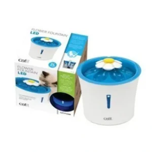 Catit 2.0 Senses Flower Water Fountain 3ltr with LED Light Indicator - Pet Home | The Perfect Pet Supplies Shopping Experience