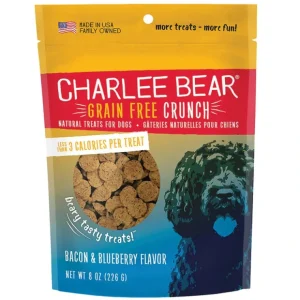 Charlee Bear, Grain Free Treat - Bacon & Blueberry - 227 g - Pet Home | The Perfect Pet Supplies Shopping Experience