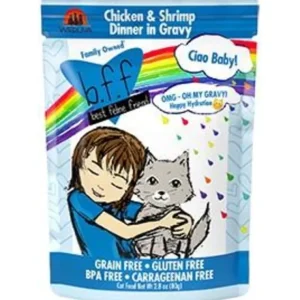 Ciao Baby! Chicken and Shrimp Dinner for Cats, 2.8 oz - Pet Home | The Perfect Pet Supplies Shopping Experience