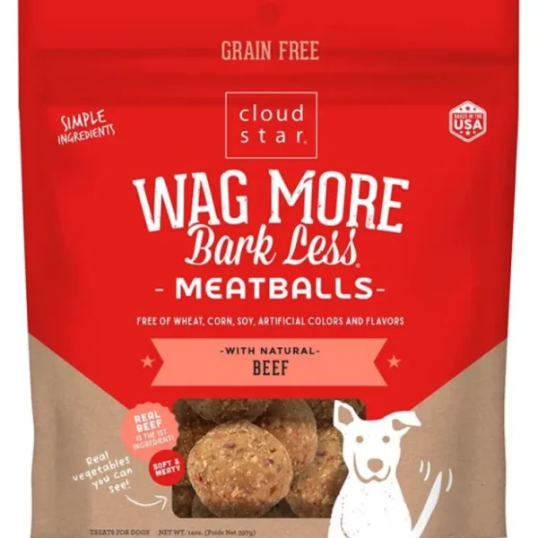 Cloud Star - WMBL Beef Recipe Meatballs Dog Treats - Pet Home | The Perfect Pet Supplies Shopping Experience