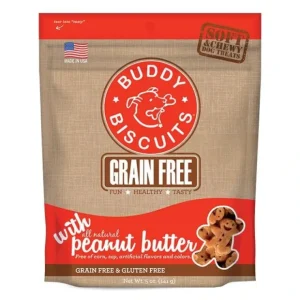Cloud Star Buddy Biscuits Grain Free Soft and Chewy Peanut Butter Dog Treats - Pet Home | The Perfect Pet Supplies Shopping Experience