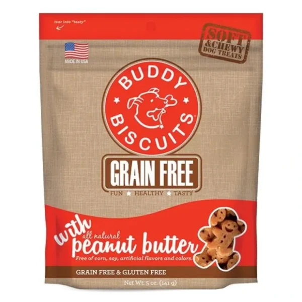 Cloud Star Buddy Biscuits Grain Free Soft and Chewy Peanut Butter Dog Treats - Pet Home | The Perfect Pet Supplies Shopping Experience