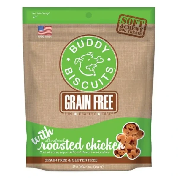 Cloud Star Buddy Biscuits Grain Free Soft and Chewy Roasted Chicken Dog Treats - Pet Home | The Perfect Pet Supplies Shopping Experience