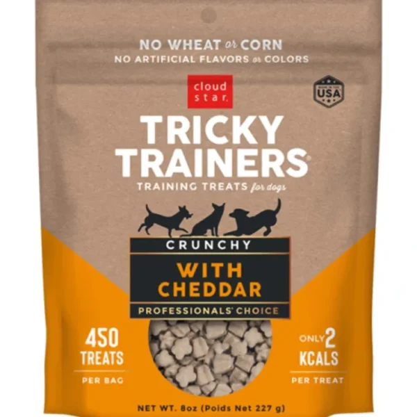 Cloud Star Tricky Trainers Crunchy with Cheddar Dog Treats - Pet Home | The Perfect Pet Supplies Shopping Experience
