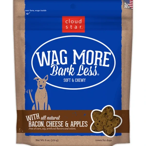 Cloud Star Wag More Bark Less Soft and Chewy Bacon Cheese and Apples Dog Treats - Pet Home | The Perfect Pet Supplies Shopping Experience