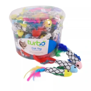 Coastal Pet Products Turbo Fish with Feathers - Pet Home | The Perfect Pet Supplies Shopping Experience