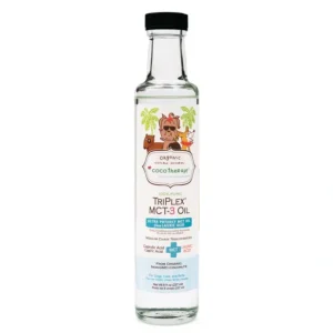 CocoTherapy TriPlex MCT-3 Oil MCT Oil for Dogs, Cats, and Birds (8 oz Glass Bottle) - Pet Home | The Perfect Pet Supplies Shopping Experience
