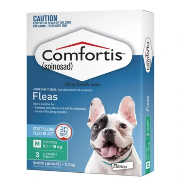 Comfortis Dogs 9.1kg-18kg & Cats 5.5kg-11.2kg - Pet Home | The Perfect Pet Supplies Shopping Experience