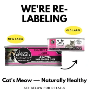 Dave's - Cats Meow 95% Beef Beef Liver Pate Wet Cat Food - Pet Home | The Perfect Pet Supplies Shopping Experience