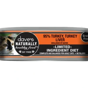 Dave's - Cats Meow 95% Turkey Turkey Liver Pate Wet Cat Food - Pet Home | The Perfect Pet Supplies Shopping Experience