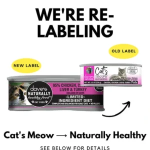 Dave's - Naturally Healthy 95% Chicken, Chicken Liver, Turkey Pat Wet Cat Food - Pet Home | The Perfect Pet Supplies Shopping Experience