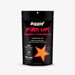 Diggin Your Dog - Firm Up! Cranberry Digestive Supplement for Cats and Dogs - Pet Home | The Perfect Pet Supplies Shopping Experience
