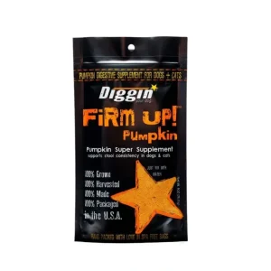 Diggin Your Dog - Firm Up! Pumpkin Digestive Supplement for Cats and Dogs - Pet Home | The Perfect Pet Supplies Shopping Experience