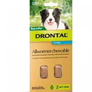 Drontal 10kg Chews pack of 2 - Pet Home | The Perfect Pet Supplies Shopping Experience