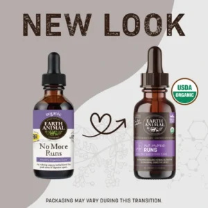 Earth Animal Apothecary No More Runs Organic Herbal Liquid Digestive Supplement For Dogs &Cats (2 oz) - Pet Home | The Perfect Pet Supplies Shopping Experience