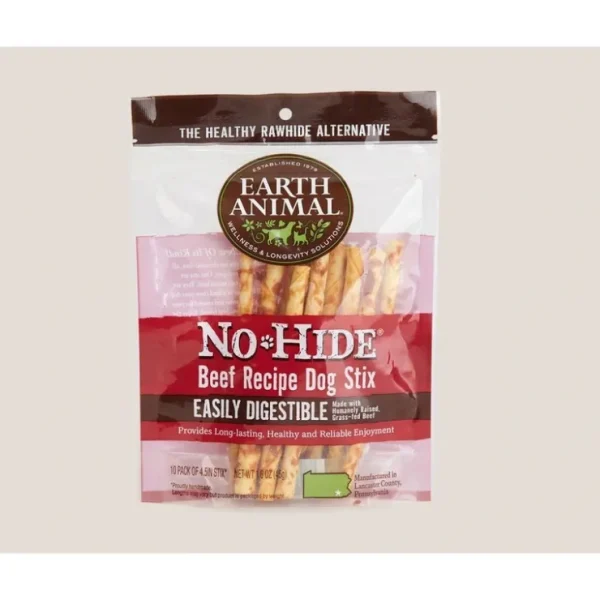 Earth Animal Beef No-Hide Dog STIX - Pet Home | The Perfect Pet Supplies Shopping Experience
