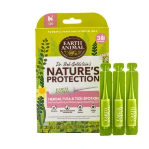 Earth Animal Natures Protection Flea &Tick Herbal Spot-On For Cats - Pet Home | The Perfect Pet Supplies Shopping Experience