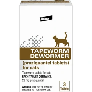 Elanco - Tapeworm Dewormer (praziquantel tablets) for Cats and Kittens - Pet Home | The Perfect Pet Supplies Shopping Experience