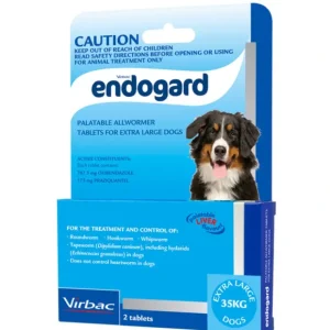 Endogard Allwormer for Extra Large dogs 35kg tablet pack of 2 - Pet Home | The Perfect Pet Supplies Shopping Experience
