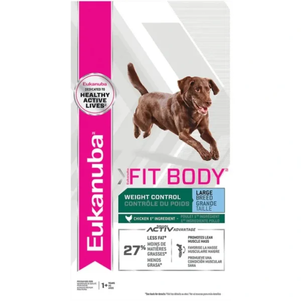 Clearance Eukanuba, Adult - Large Breed Weight Control - 12.7 kg - Dry Dog Food - Pet Home | The Perfect Pet Supplies Shopping Experience Dogs
